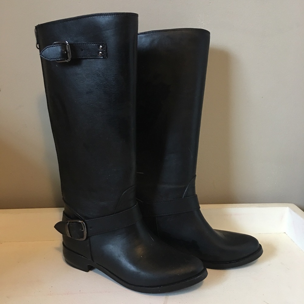 Capelli tall womens black mid calf boots 7